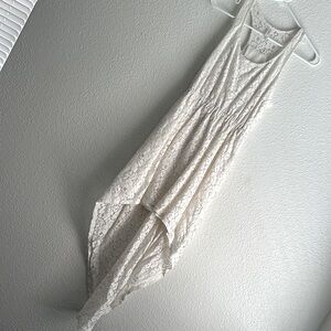 White lace dress
